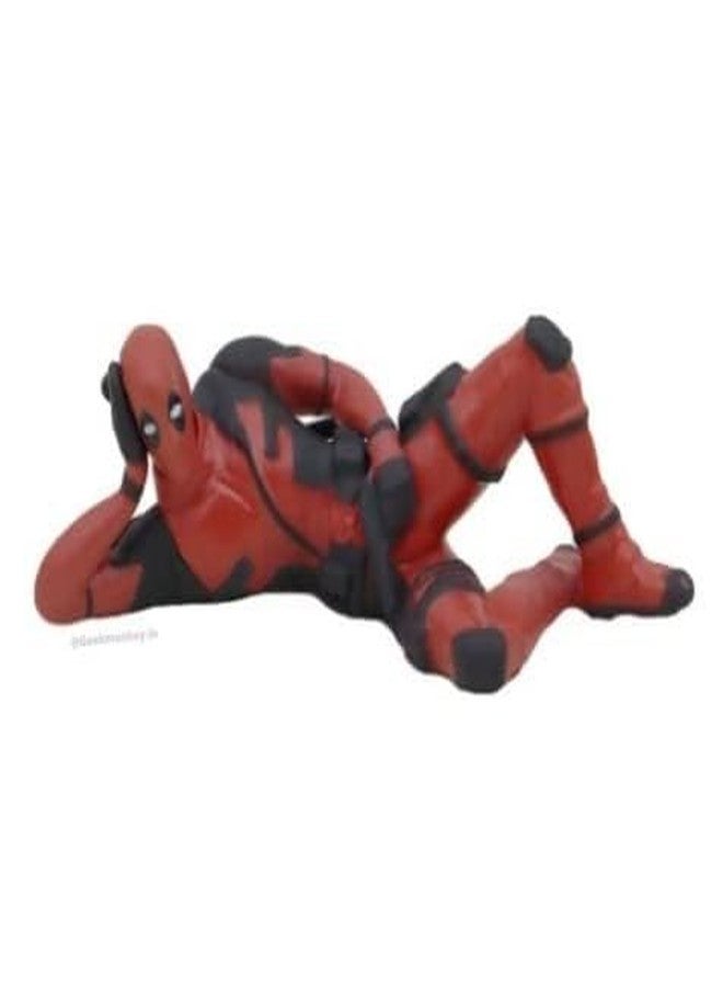 جيك مونكي مجسم جيكمونكي الصغير لشخصية البطل المضاد، مجسم قابل للتجميع، الوجه الجديد للعدالة، مجسمات ألعاب للأطفال والكبار - قطعة واحدة، 6.5 سم، أحمر، أسود - Image 1